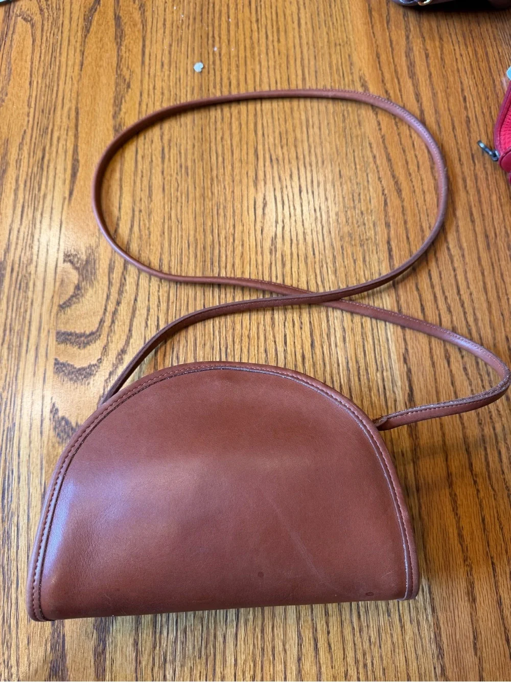 Vintage Coach Kimball Zip Brown Bag
